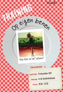 op eigen benen_folder